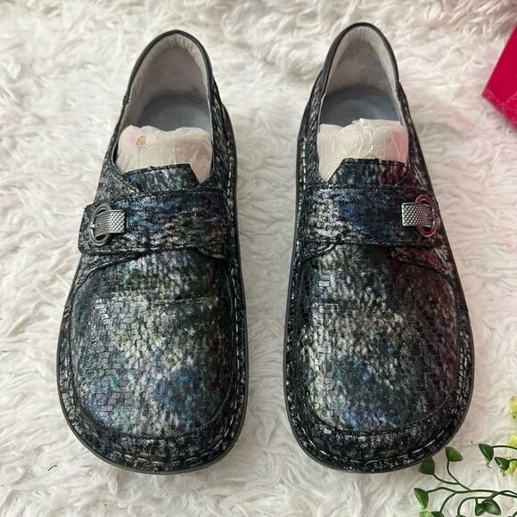 Alegria Dixi‎ Women’s Comfort Clogs Shoes in Meteorite Metallic sz 9 - Picture 2 of 9